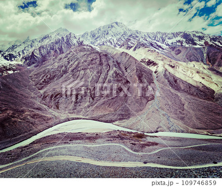 View of Himalayas, India 109746859