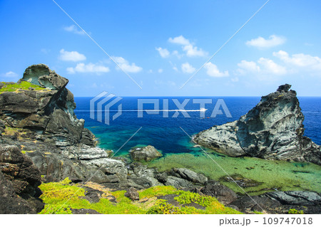 沖縄　石垣島の観光名所　御神崎 109747018