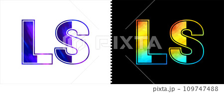 Unique LS letter logo Icon vector template. Premium stylish alphabet logo design for corporate business 109747488