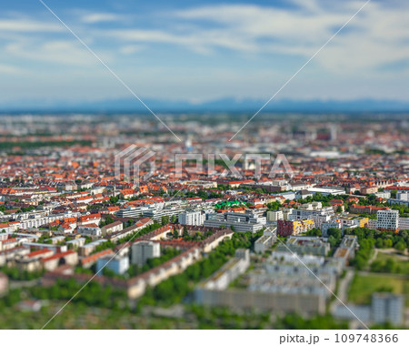 Aerial view of Munich. Munich, Bavaria, Germany 109748366