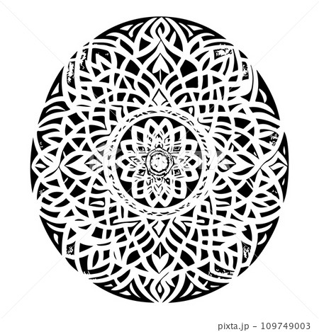 Arabic ornament pattern ramadan Icon hand draw black colour logo symbol perfect. 109749003