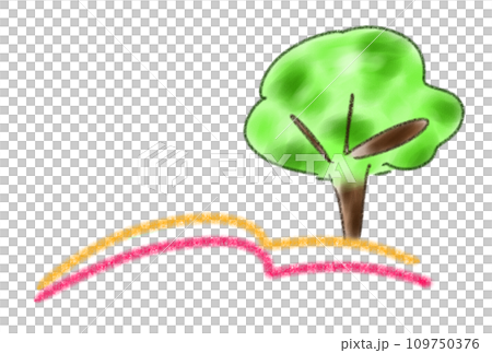鋪開草地和大樹 109750376