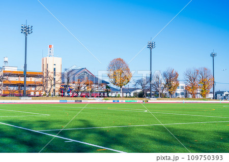 青空の東京フットボールセンター八王子　富士森競技場 109750393