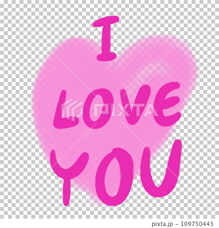 The pink I love you png image for love or Valentine's Day concept. The pink I love you png image for love or Valentine's Day concept. 109750443