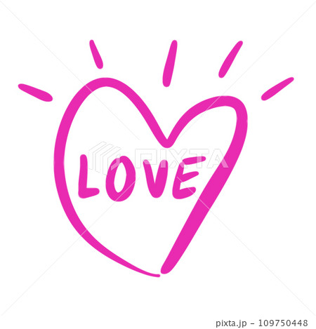 The pink I love you png image for love or Valentine's Day concept. The pink I love you png image for love or Valentine's Day concept. 109750448