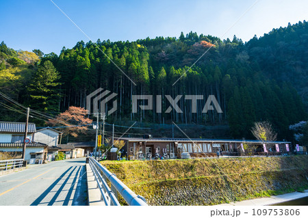 日向神の千本桜の周辺風景　日向ダム(八女市矢部村) 109753806