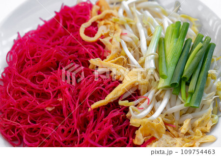 Asia, Bean, Chicken Meat, Chopsticks, Color Image Asia, Bean, Chicken Meat, Chopsticks, Color Image 109754463