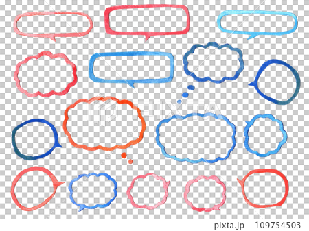 simple and stylish speech bubble 109754503