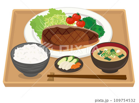 洋食_ビーフステーキ定食　鉄板焼 109754532