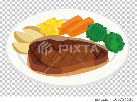 Western food_beef steak 109754539
