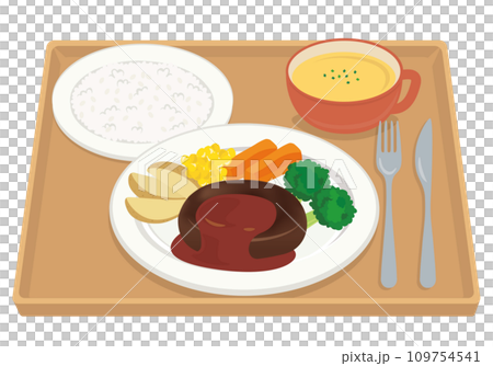 西餐_漢堡套餐 漢堡午餐 109754541