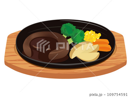 洋食_ハンバーグ デミグラスソース 109754591