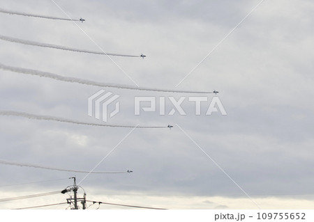 岐阜航空祭2023ブルーインパルス　アクロバット飛行　7 109755652