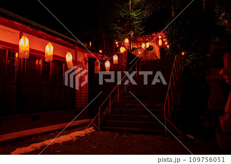 兵庫県 美方郡 香美町 村岡区 黒野神社の初詣2023年元旦 109756051