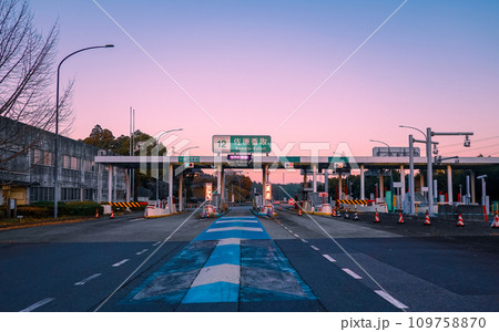 東関東自動車道の佐原香取インターチェンジ（千葉県香取市） 109758870