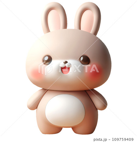 Young cute rabbit. Baby rabbit. Smiling nice animal. Young cute rabbit. Baby rabbit. Smiling nice animal. 109759409