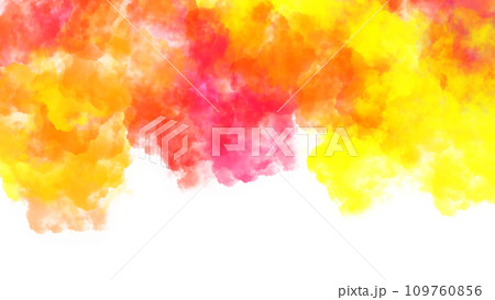 Colorful ink clouds on white background. Colorful ink clouds on white background. 109760856