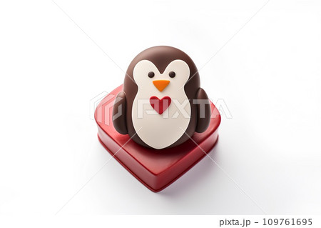 バレンタインとチョコレートのペンギンくん バレンタインとチョコレートのペンギンくん 109761695