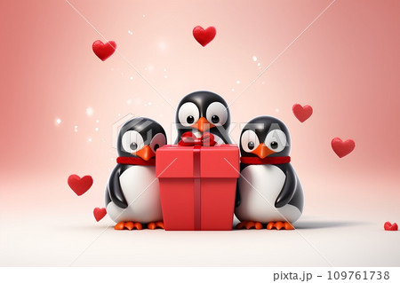 ペンギンくんとプレゼント ペンギンくんとプレゼント 109761738