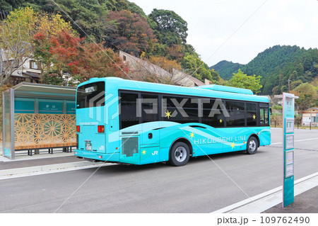 福岡県添田郡の日田彦山線BRTひこぼしラインのバス 109762490