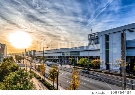 東京都江東区の都市風景 市場前駅 東京都江東区の都市風景 市場前駅 109764484