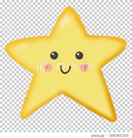 yellow star on white background 109765103