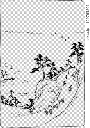 白須賀（東海道五十三次） 109765801