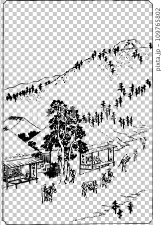 二川（東海道五十三次） 109765802