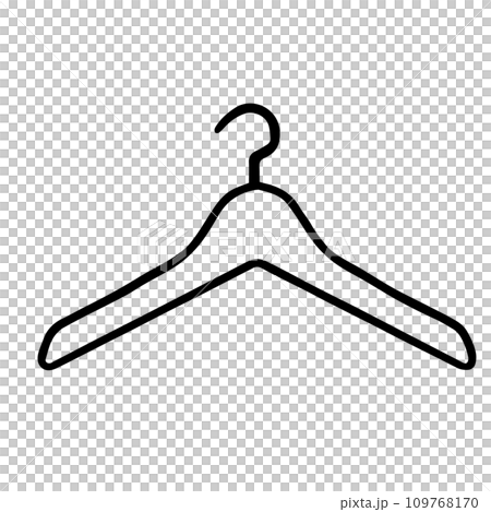 coat hanger line drawing coat hanger line drawing 109768170