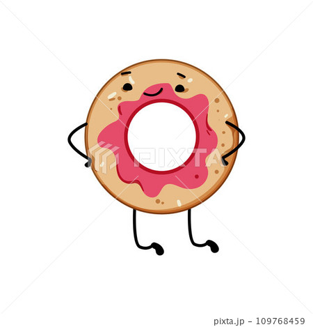 cute dessert character cartoon vector illustration cute dessert character cartoon vector illustration 109768459