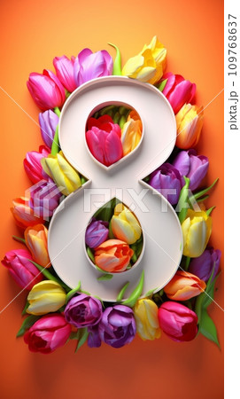 Women's holiday March 8 109768637