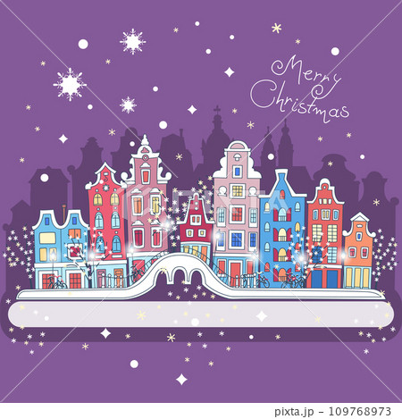 Christmas street banner Christmas street banner 109768973