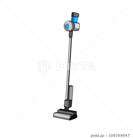 woman manual vacuum cleaner cartoon vector illustration woman manual vacuum cleaner cartoon vector illustration 109769047