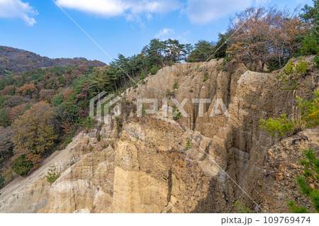 【徳島県阿波市】阿波の土柱【波濤嶽】 【徳島県阿波市】阿波の土柱【波濤嶽】 109769474