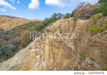 【徳島県阿波市】阿波の土柱【波濤嶽】 109769476