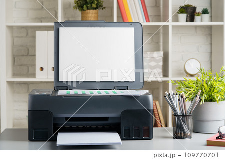 Photocopier machine for document printing in the office Photocopier machine for document printing in the office 109770701