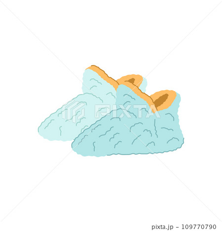 sleep women slippers cartoon vector illustration sleep women slippers cartoon vector illustration 109770790