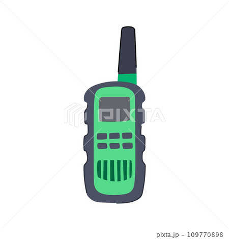 mobility walkie talkie cartoon vector illustration 109770898