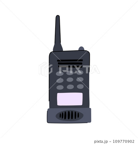 communication walkie talkie cartoon vector illustration 109770902