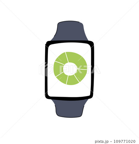 smdevice smart watch cartoon vector illustration 109771020