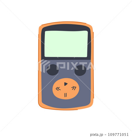 technology mp3 player cartoon vector illustration technology mp3 player cartoon vector illustration 109771051
