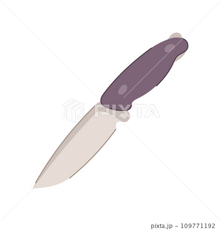 steel knife camping cartoon vector illustration steel knife camping cartoon vector illustration 109771192
