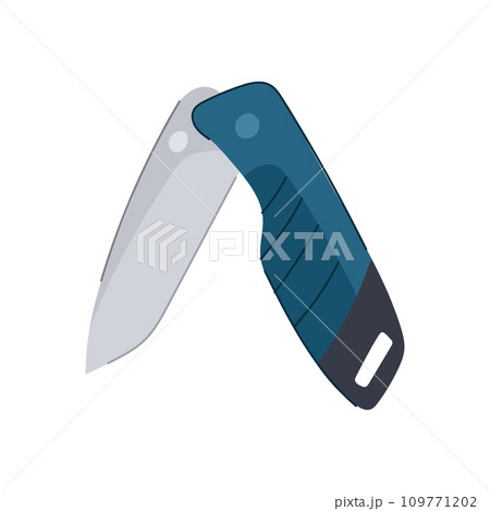stainless knife camping cartoon vector illustration 109771202