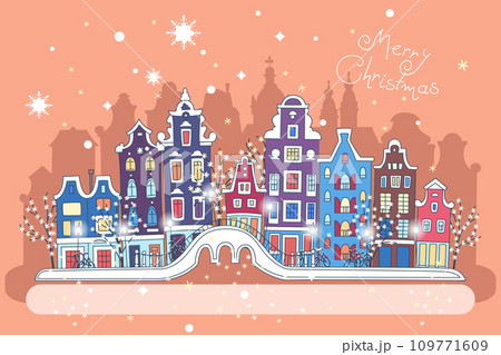 Christmas street banner 109771609