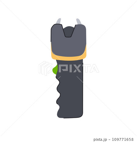 weapon taser gun cartoon vector illustration 109771658
