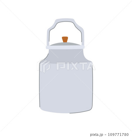 tin metal milk can cartoon vector illustration 109771780