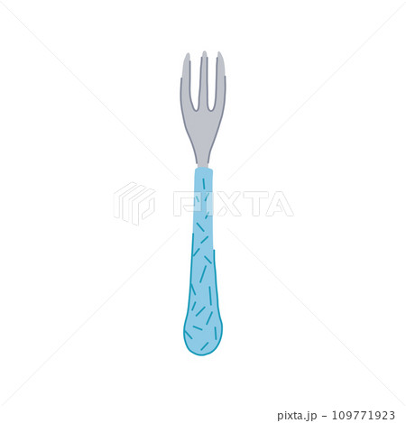 symbol fork cartoon vector illustration 109771923