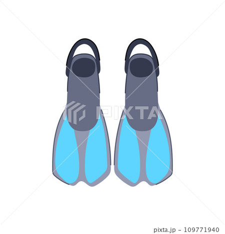 beach flippers cartoon vector illustration beach flippers cartoon vector illustration 109771940