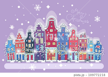 Christmas street banner Christmas street banner 109772218