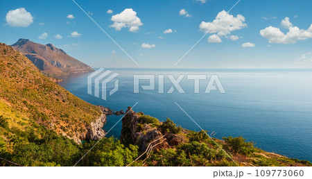 Zingaro sea coast, Sicily, Italy 109773060